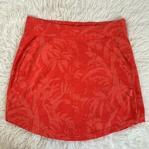 Columbia Pink Floral Stretchy Mini Skirt Small